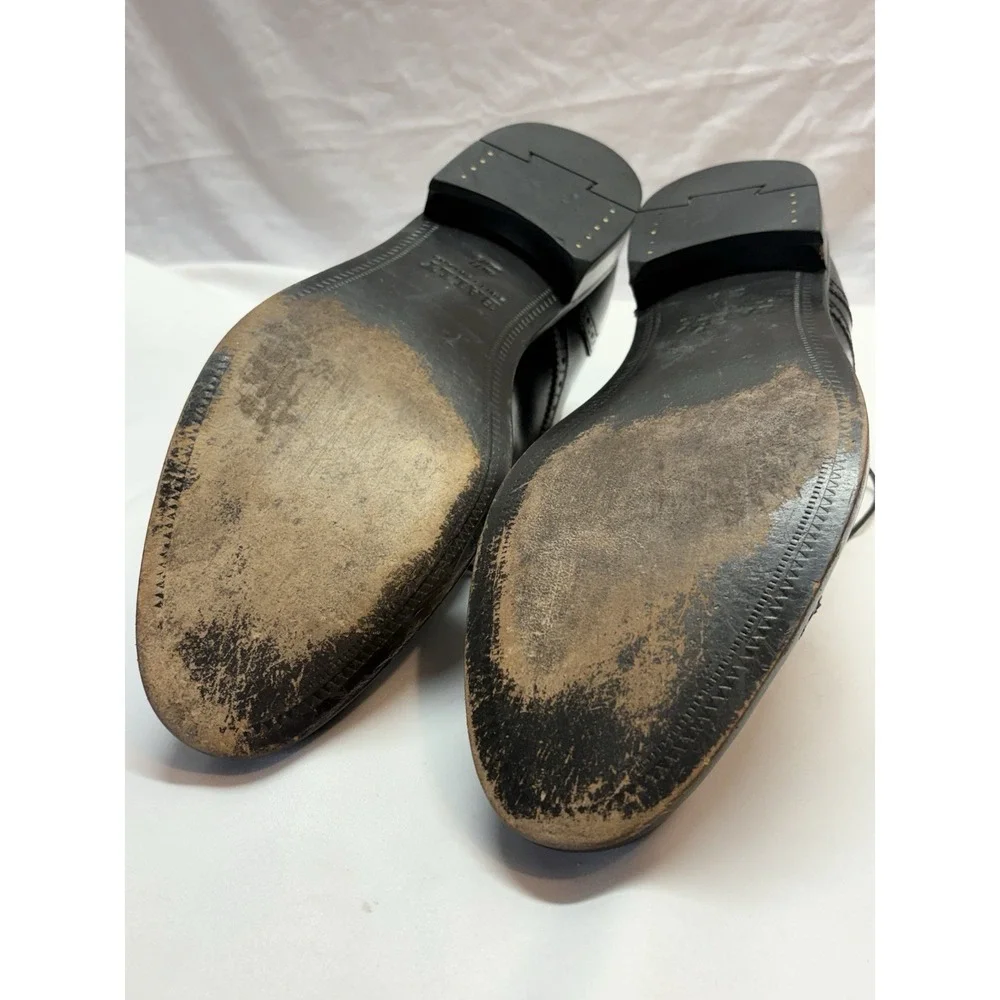 BALLY OF SWITZERLAND Brooking Oxfords Mens US 12 3E Extra Wide Dress Shoes Black